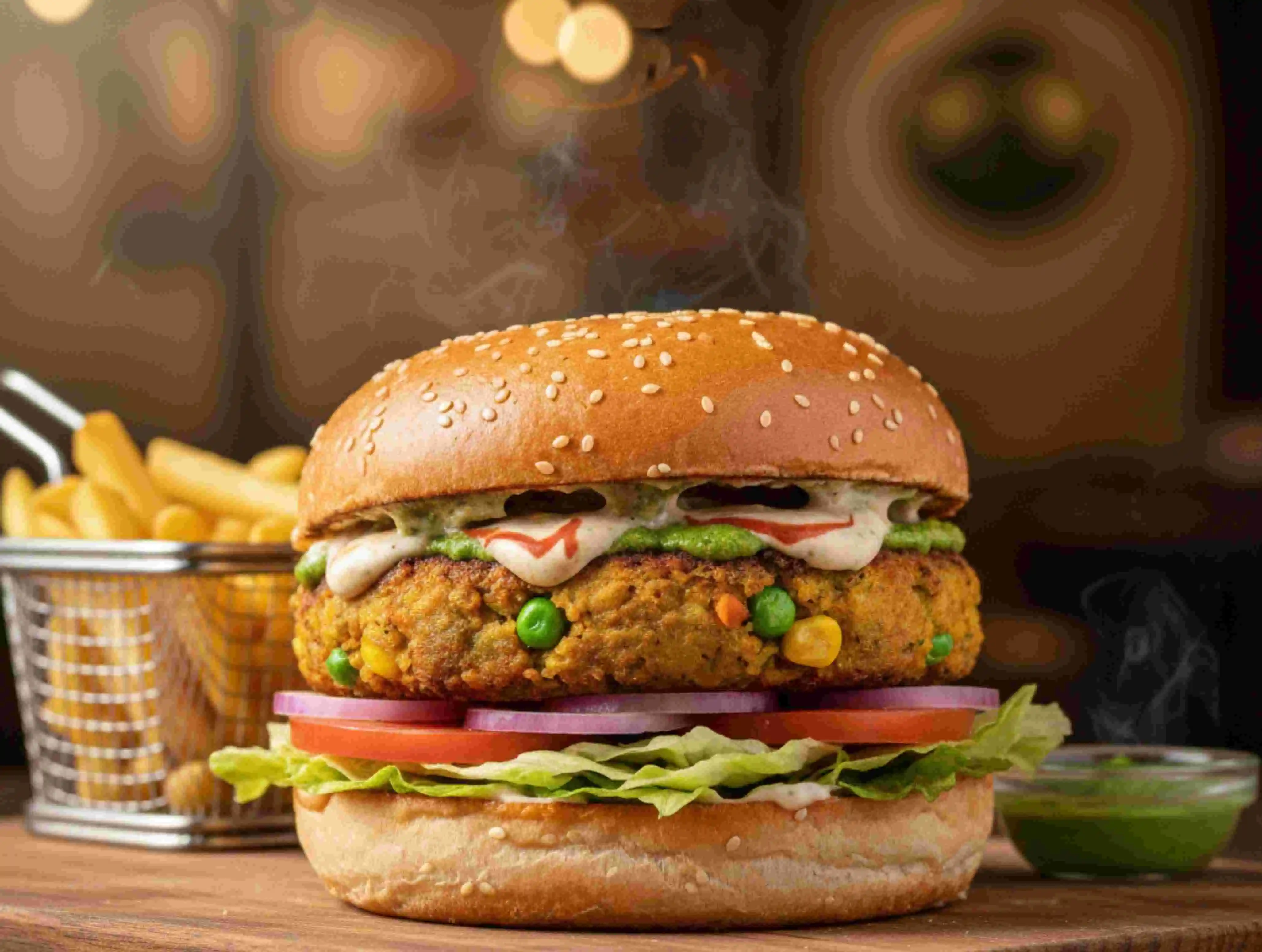 Veg Tikki Burger